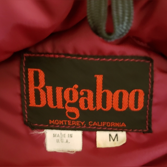 Vintage Bugaboo California (USA) Dusty Rose Pink Goose Down Puffer Vest Sz:Med - Picture 9 of 10